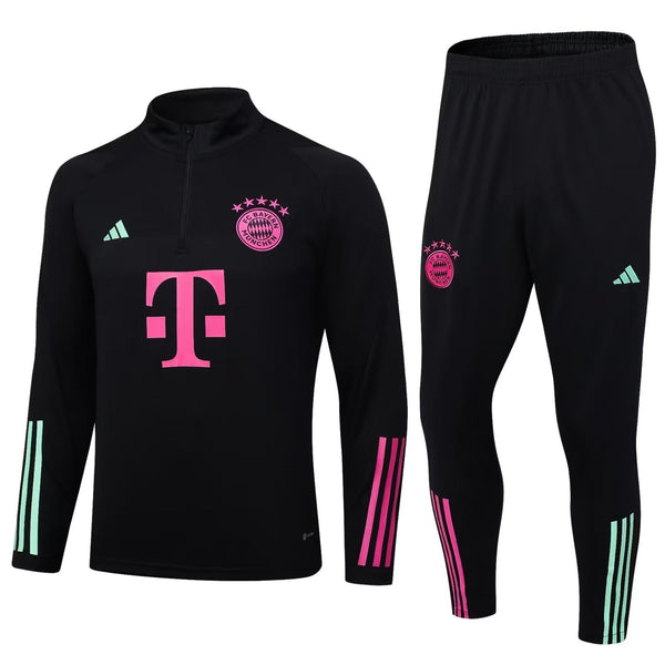 BAYERN MUNICH BLACK TRACKSUIT 2023/2024