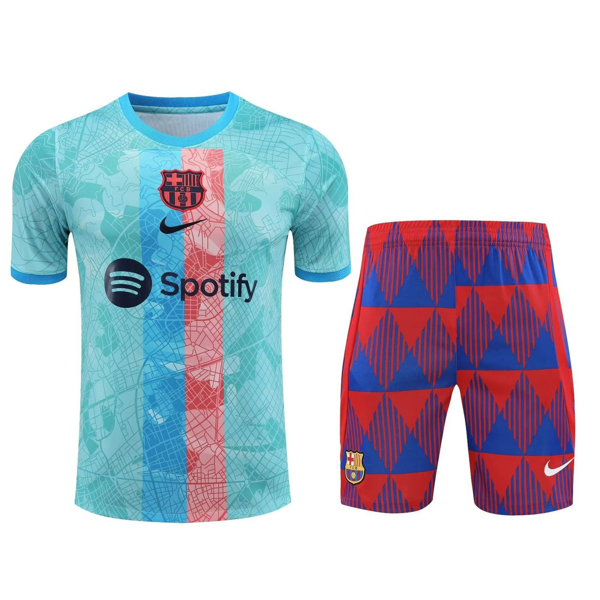 FC BARCELONA BLUE TRAINING KIT (1) 2023/2024