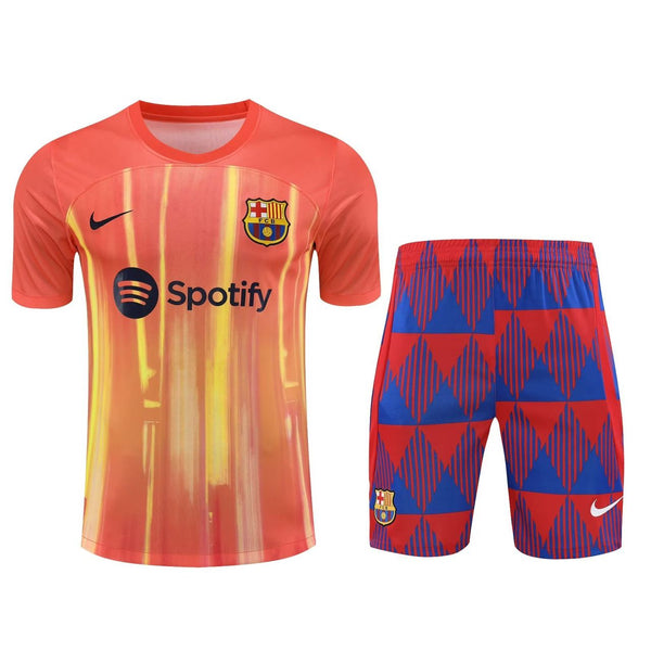 FC BARCELONA ORANGE TRAINING KIT 2023/2024