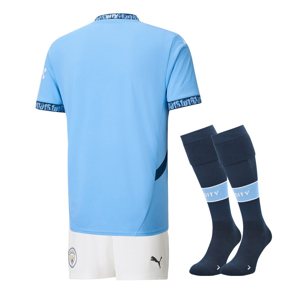 CHILDREN'S MANCHESTER CITY HOME KIT 2024-2025