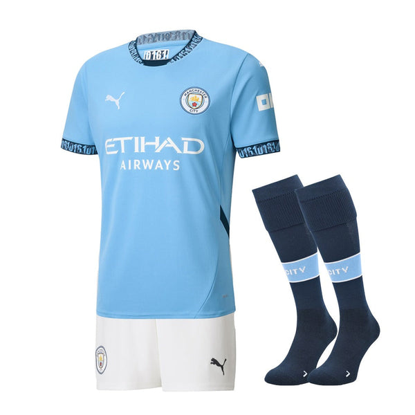 CHILDREN'S MANCHESTER CITY HOME KIT 2024-2025