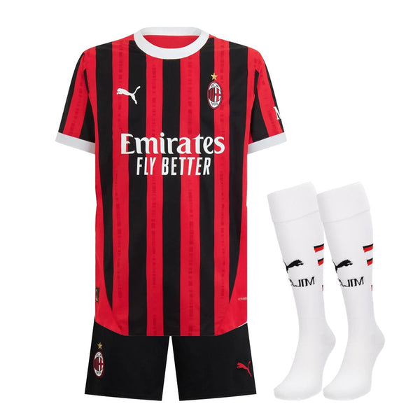 AC MILAN HOME CHILDREN'S KIT 2024-2025