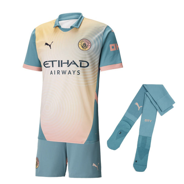 MANCHESTER CITY FOURTH KIDS KIT 2024-2025