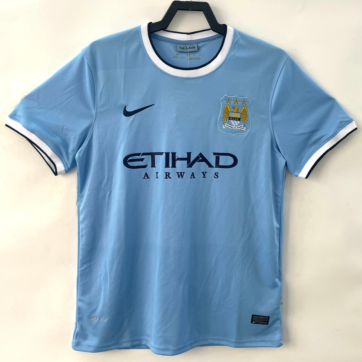 RETRO JERSEY MANCHESTER CITY HOME 13/14